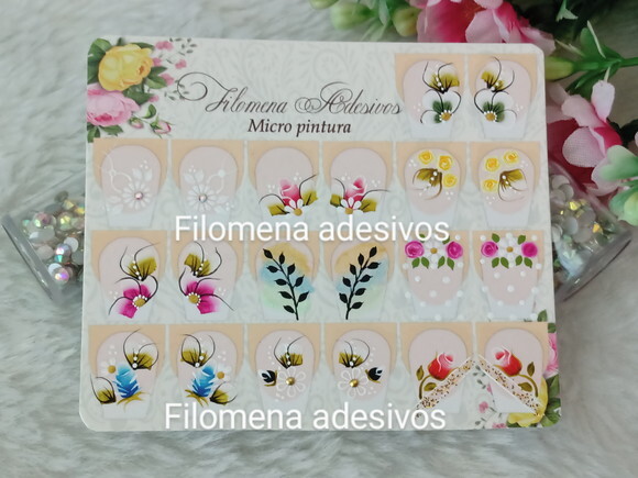 Adesivos para Unhas Naturais.