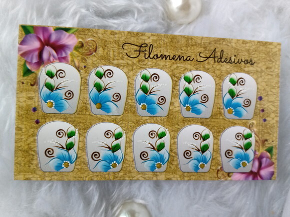 Adesivos para Unhas Naturais.