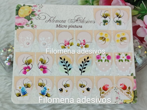 Adesivos para Unhas Naturais.