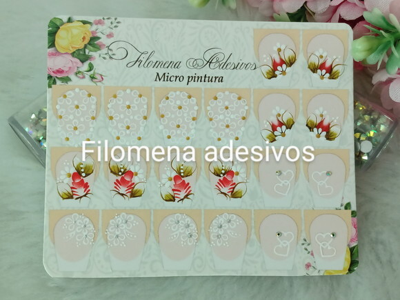 Adesivos para Unhas Naturais.