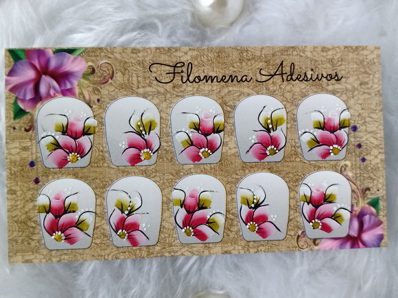 Adesivos para Unhas Naturais.