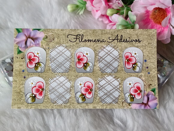 Adesivos para Unhas Naturais.