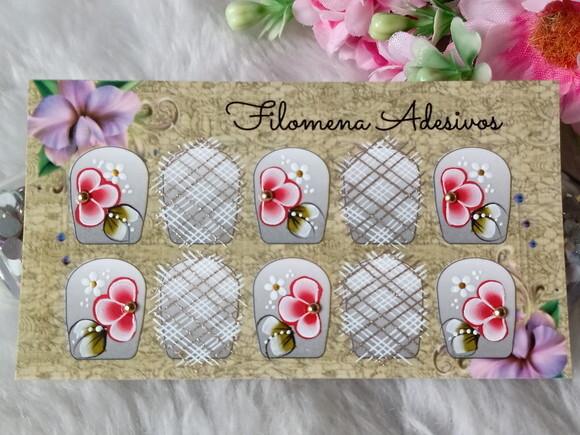 Adesivos para Unhas Naturais.
