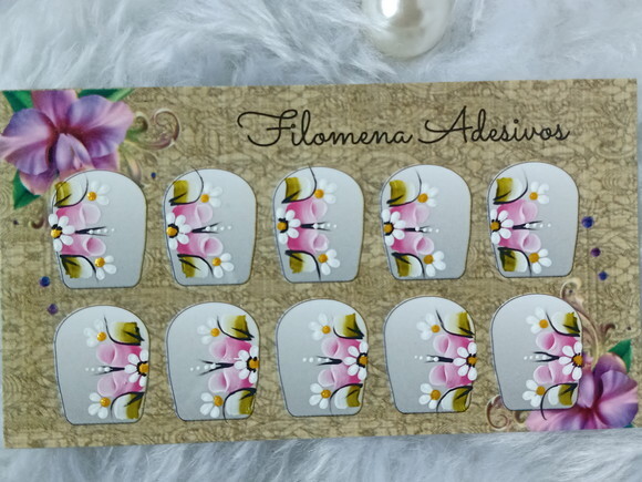 Adesivos para Unhas Naturais.