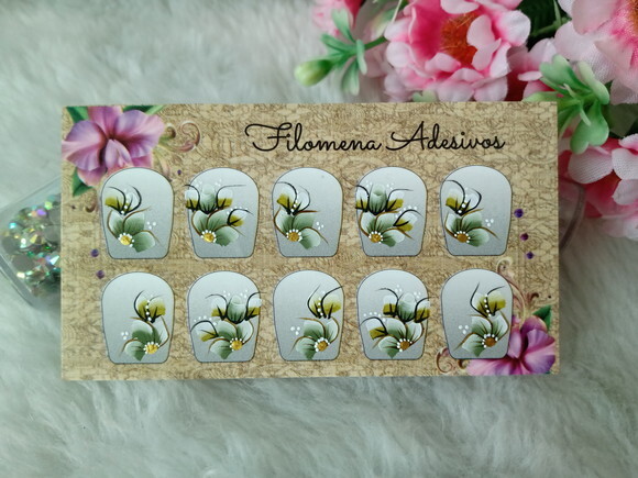 Adesivos para Unhas Naturais.