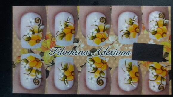 Adesivos para Unhas Naturais.