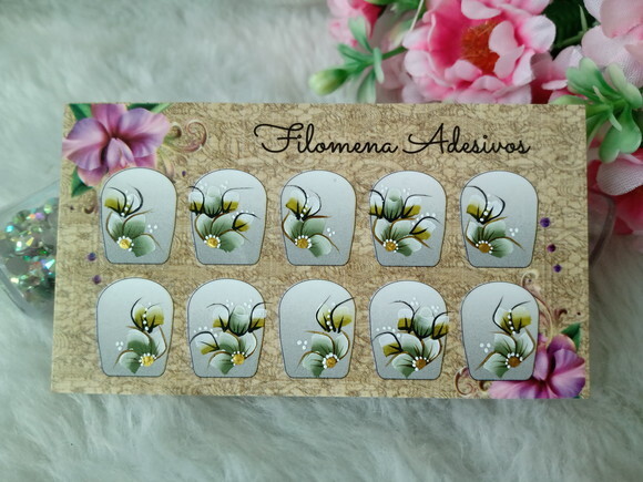 Adesivos para Unhas Naturais.