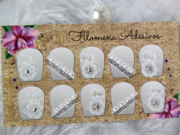 Adesivos para Unhas Naturais.