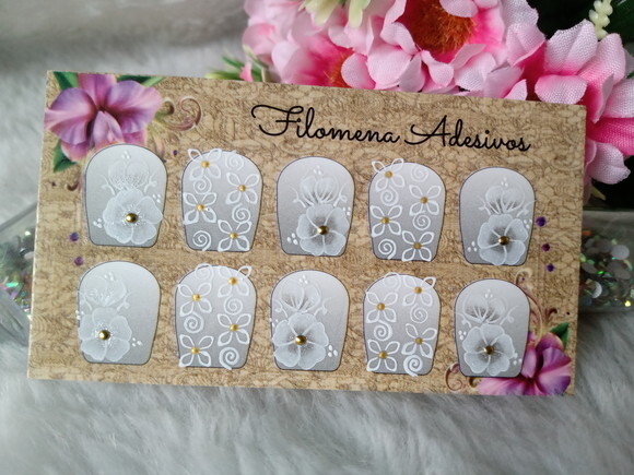 Adesivos para Unhas Naturais.