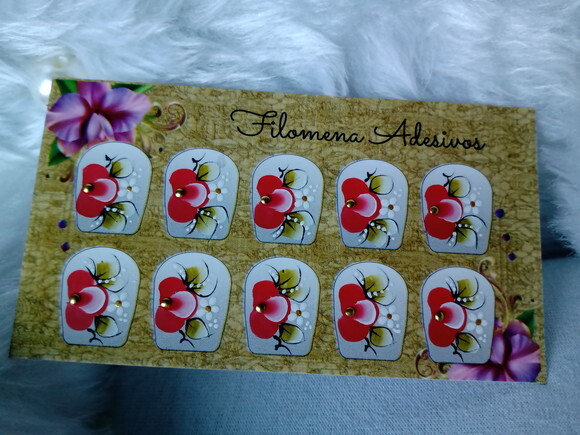 Adesivos para Unhas Naturais.
