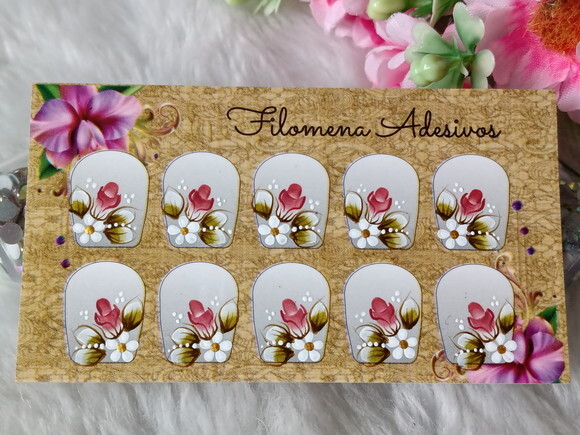 Adesivos para Unhas Naturais.