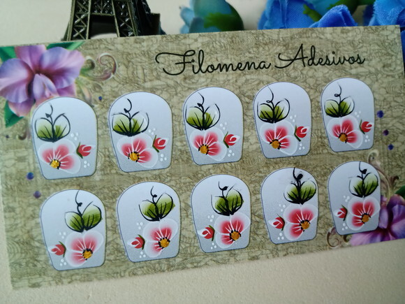 Adesivos para Unhas Naturais.