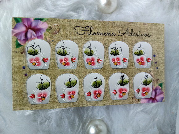 Adesivos para Unhas Naturais.