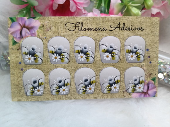 Adesivos para Unhas Naturais.