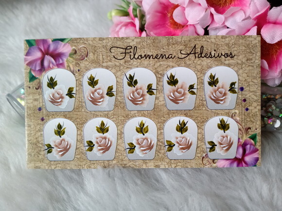 Adesivos para Unhas Naturais.