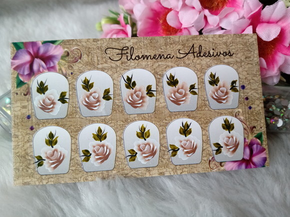Adesivos para Unhas Naturais.