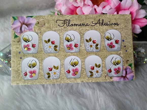 Adesivos para Unhas Naturais.
