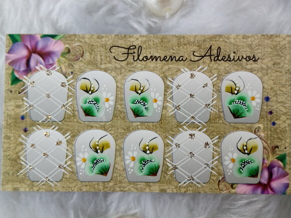 Adesivos para Unhas Naturais.