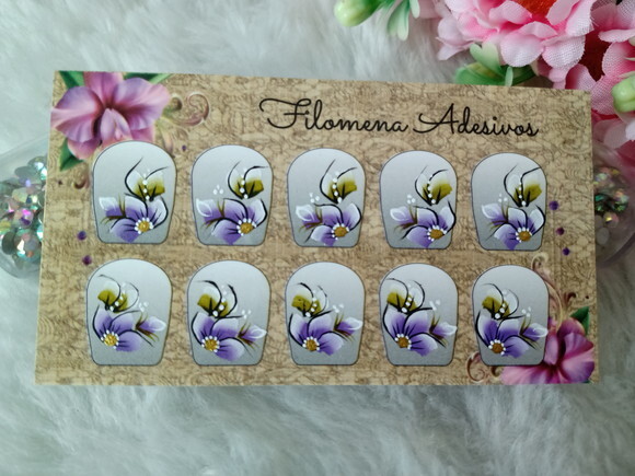 Adesivos para Unhas Naturais.