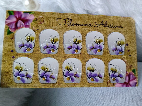 Adesivos para Unhas Naturais.