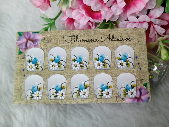 Adesivos para Unhas Naturais.