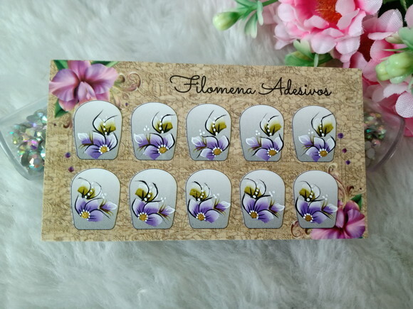 Adesivos para Unhas Naturais.