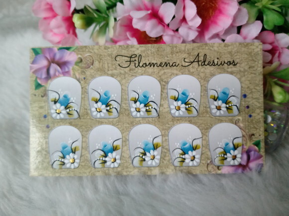Adesivos para Unhas Naturais.
