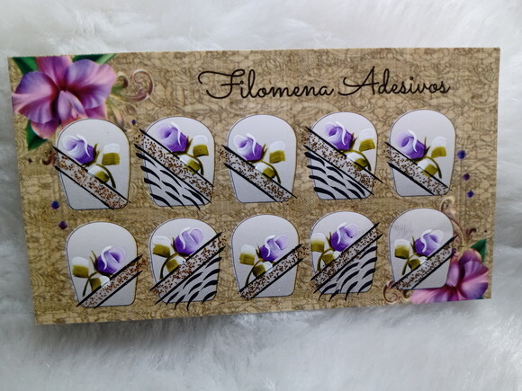 Adesivos para Unhas Naturais.