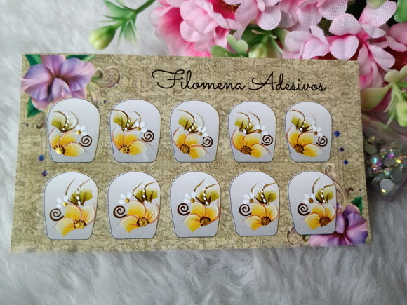Adesivos para Unhas Naturais.