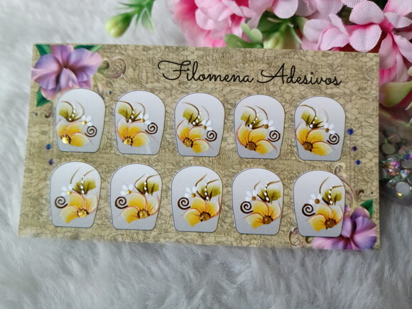 Adesivos para Unhas Naturais.