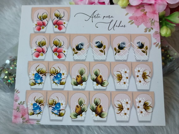 Adesivos Para Unhas Naturais.