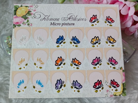 Adesivos Para Unhas Naturais.