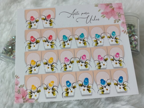 Adesivos Para Unhas Naturais.