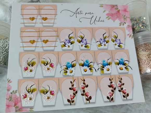 Adesivos Para Unhas Naturais.