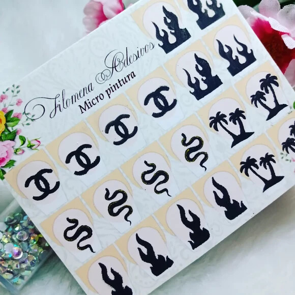 Adesivos Para Unhas Naturais.