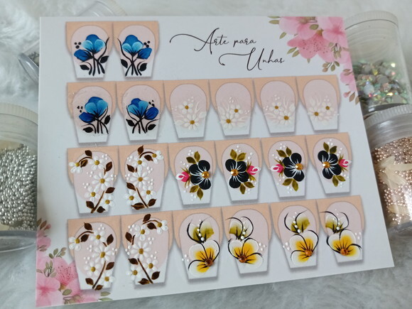 Adesivos Para Unhas Naturais.