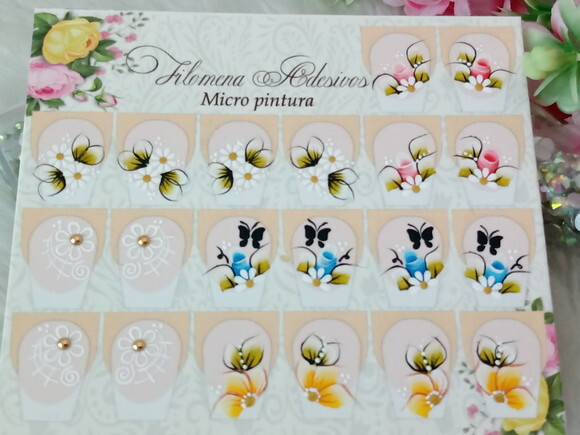 Adesivos Para Unhas Naturais.