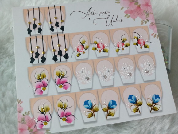 Adesivos Para Unhas Naturais.