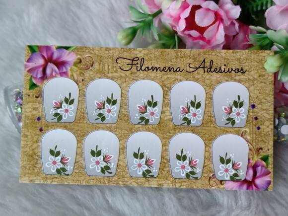 Adesivos para unhas P