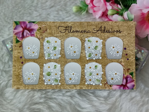 Adesivos para unhas P, M