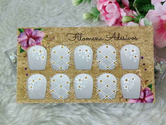 Adesivos para unhas P, M