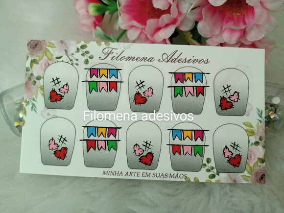 Adesivos para Unhas, P, m