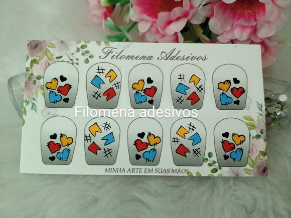 Adesivos para Unhas, P, m