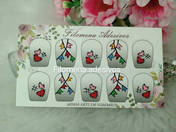 Adesivos para Unhas, P, m