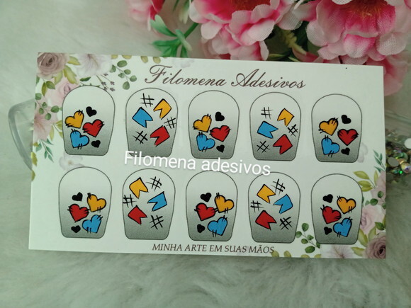 Adesivos para Unhas, P, m