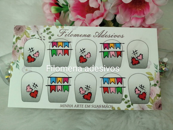 Adesivos para Unhas, P, m