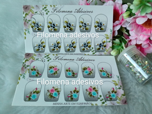Adesivos Unhas Naturais