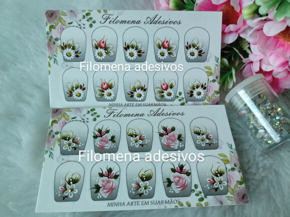 Adesivos Unhas Naturais
