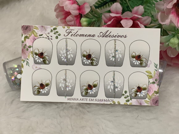 Adesivos Unhas Naturais