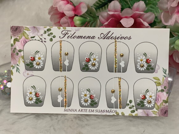 Adesivos Unhas Naturais